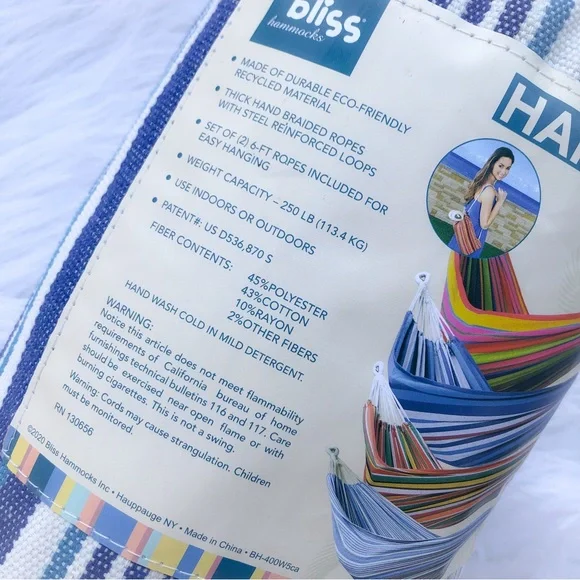 NEW - Hammock in a Bag - Picture 2 of 3